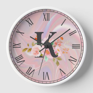 Letter K Clock