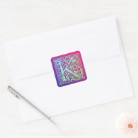 Letter K Colourful Vintage First Letter Gradient