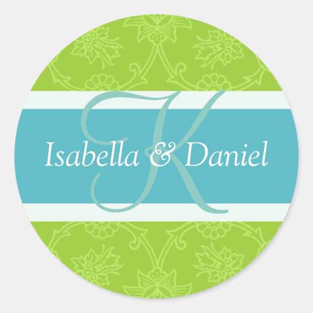 Letter K For Wedding Invitation Seals (Front)