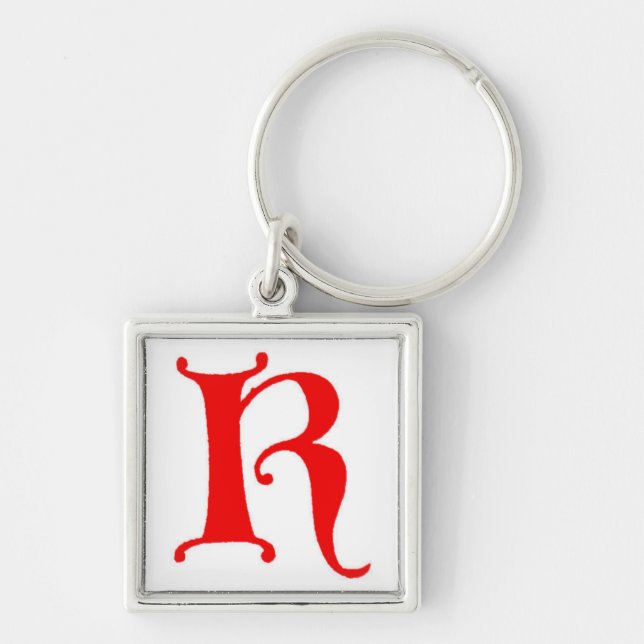 Letter K Key Ring (Front)