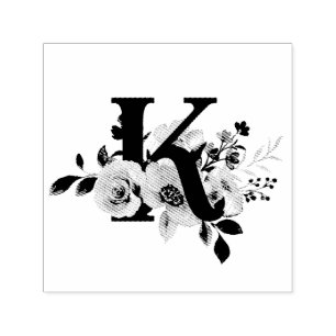 Letter K Self-inking Stamp