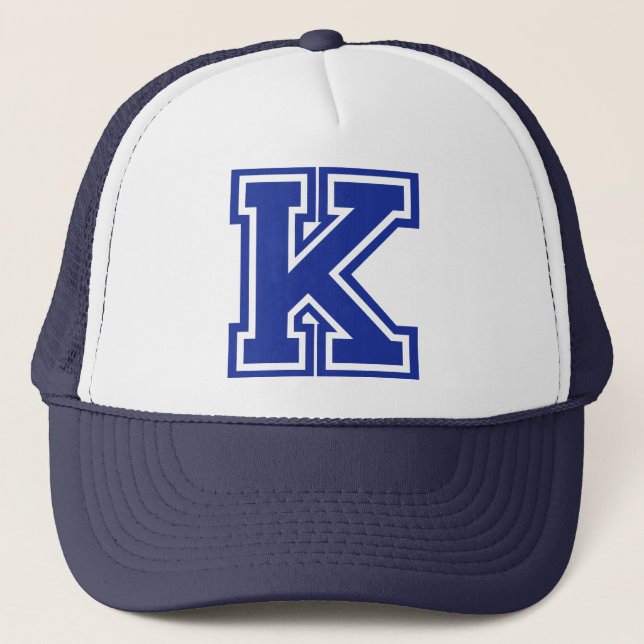 Letter K Trucker Hat (Front)