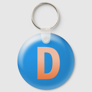 Letter Key Ring