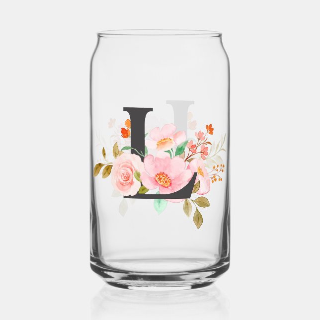 Letter L Can Glass (Front)