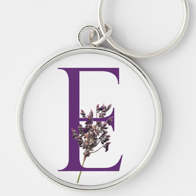 Letter L Flower Keychain (Front)