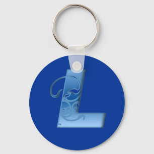 Letter L Key Ring