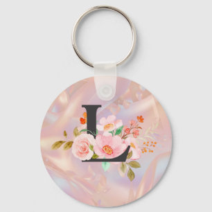 Letter L Key Ring