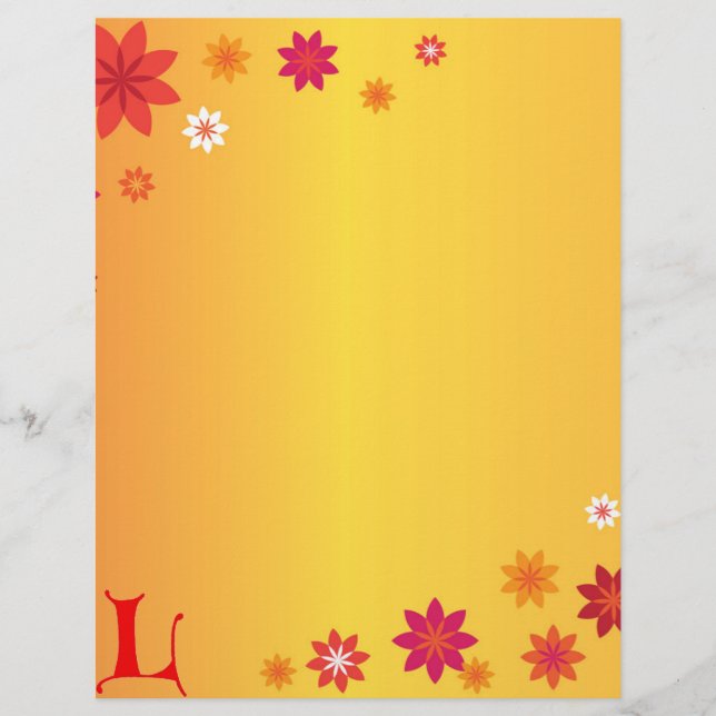 Letter L Letterhead (Front)