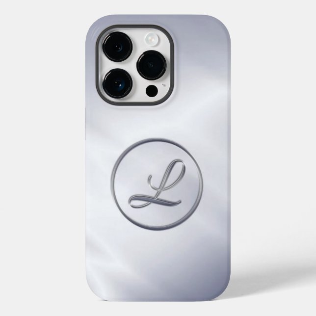 "Letter L" Monogram Case-Mate iPhone Case (Back)
