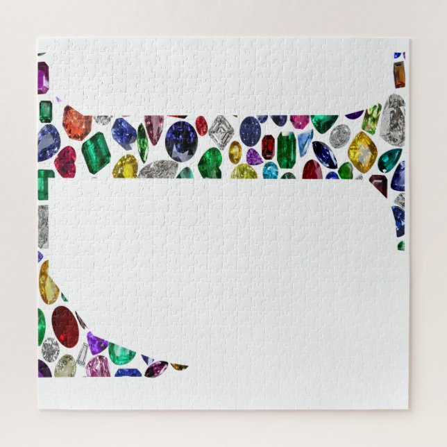 Letter L Monogram Jigsaw Puzzle (Vertical)