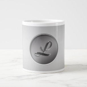 "Letter L" Monogram Large Coffee Mug