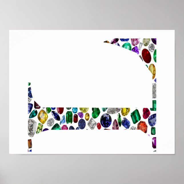 Letter L Monogram Poster (Front)