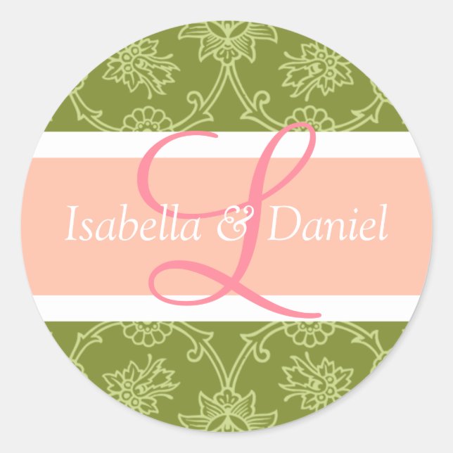 Letter L Monograms For Wedding Invitation Seals (Front)