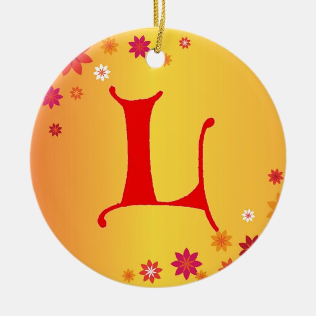 Letter L Ornament (Front)