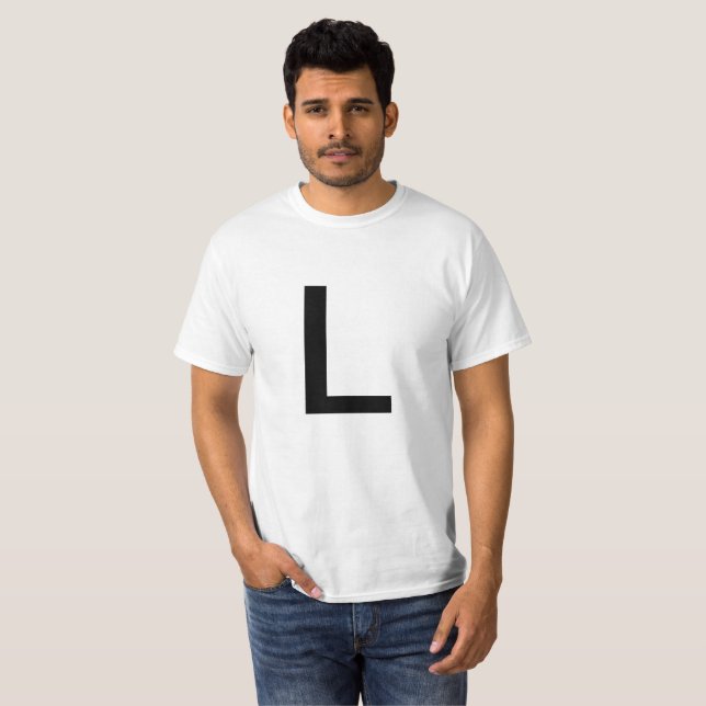 Letter L T-Shirt (Front Full)
