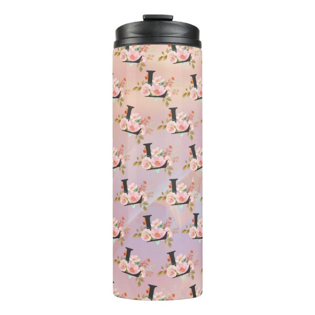 Letter L Thermal Tumbler (Front)