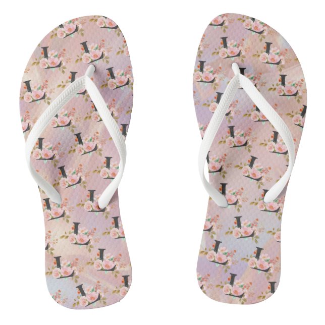 Letter L Thongs (Footbed)