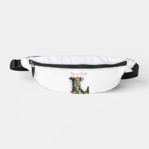 Letter L with Lilies and Waterfalls – Fantasy Flor Bum Bags