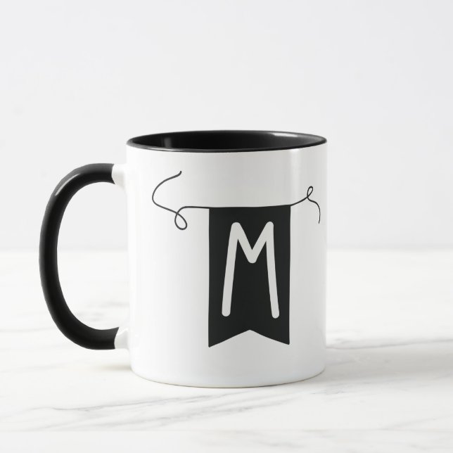 letter ‘M’ Becher Mug (Left)