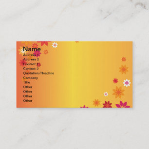Letter M Business Card