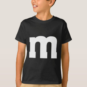 Letter M Capital Alphabet  T-Shirt