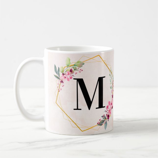 letter M design  Coffee Mug (Left)