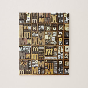 Letter M Jigsaw Puzzle