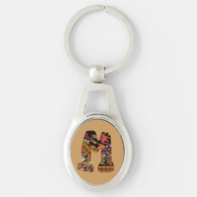 Letter "m" key ring (Front)