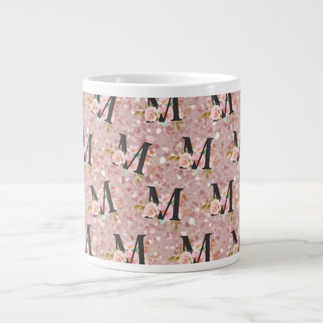 Letter M Large Coffee Mug (Front)