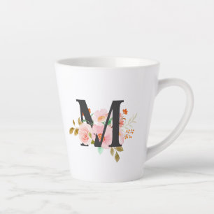 Letter M Latte Mug