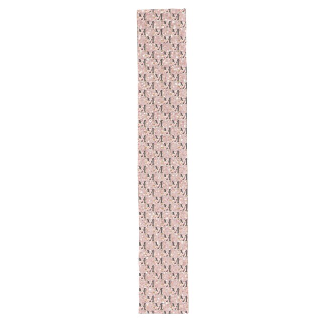Letter M Long Table Runner (Front)