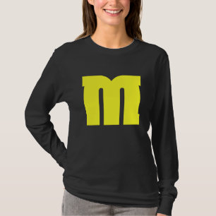 Letter M Lower Case Alphabet Matching Halloween Ad T-Shirt