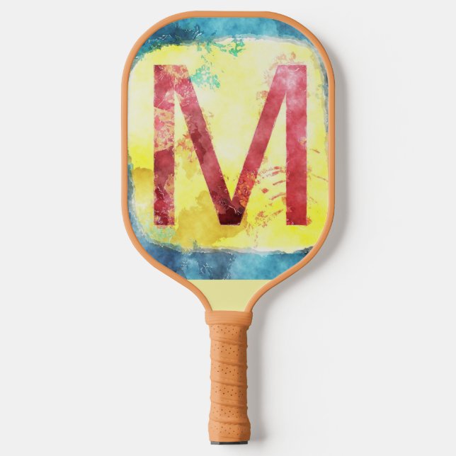 Letter M Pickleball Paddle (Front)