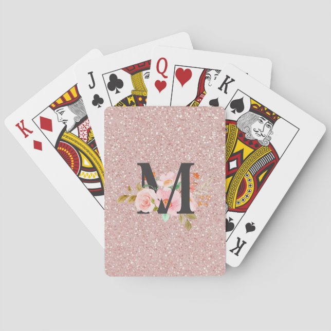Letter M Playing Cards (Back)