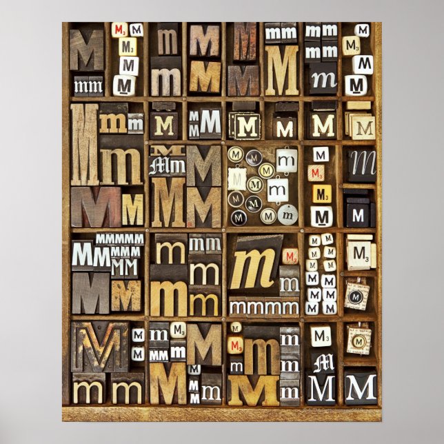 Letter M Poster (Front)