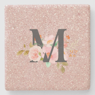 Letter M Stone Coaster