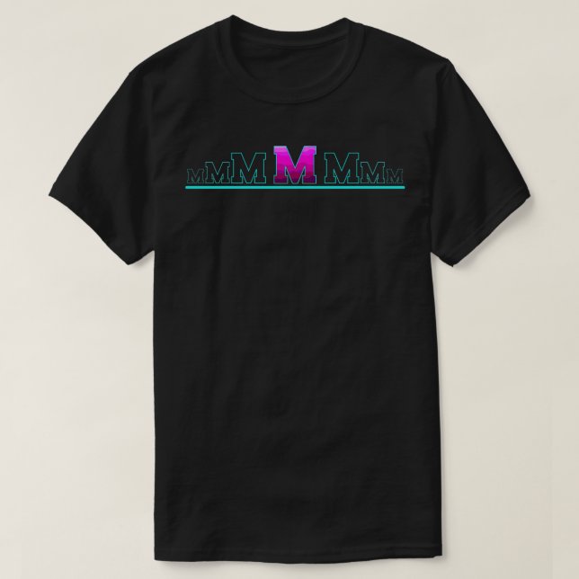 Letter M T-Shirt (Design Front)