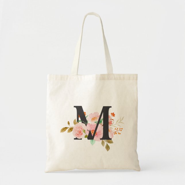 Letter M Tote Bag (Front)