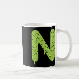 Letter N Alphabet Initials Halloween Costume Kids  Coffee Mug