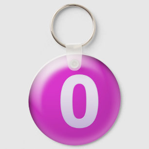 Letter O Key Ring