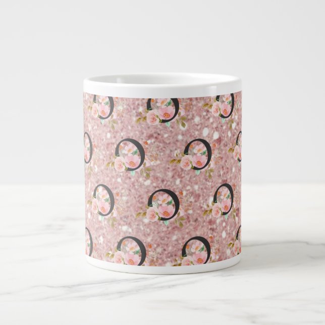 Letter O Large Coffee Mug (Front)