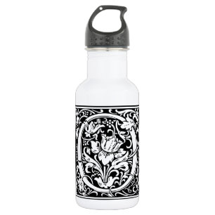 Letter O Mediaeval Monogram Art Nouveau 532 Ml Water Bottle