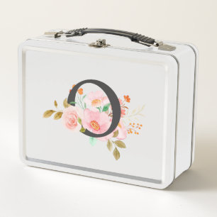 Letter O Metal Lunch Box