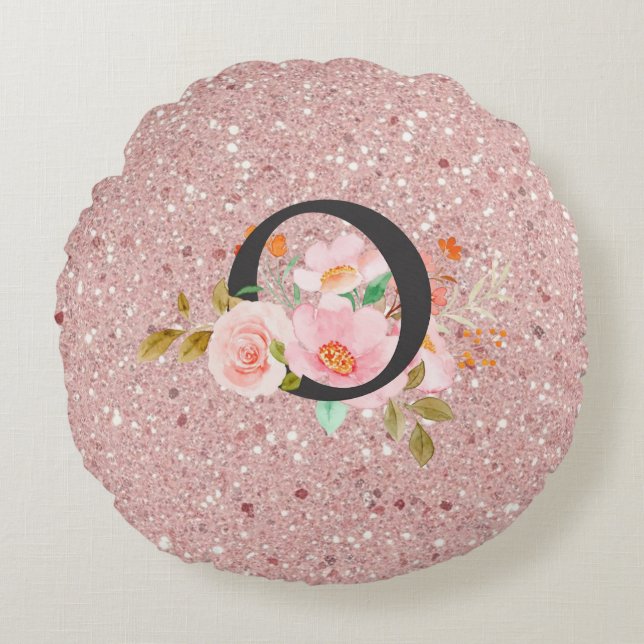 Letter O Round Cushion (Front)