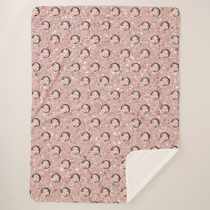 Letter O Sherpa Blanket