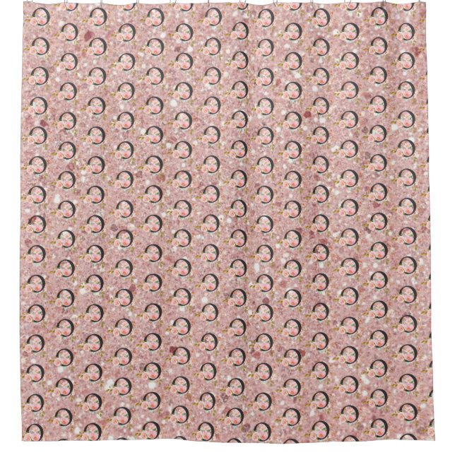 Letter O Shower Curtain (Front)