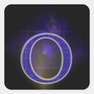 Letter O Square Sticker