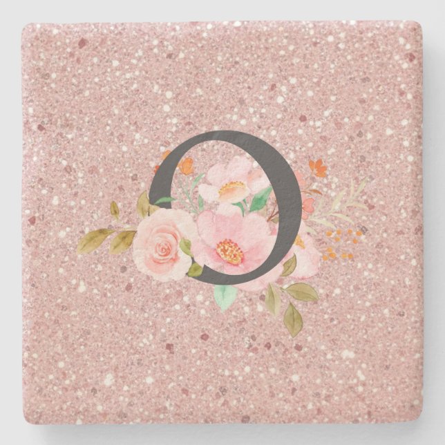 Letter O Stone Coaster (Front)