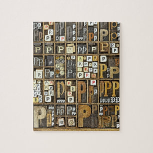 Letter P Jigsaw Puzzle