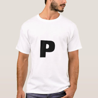 Letter P T-Shirt